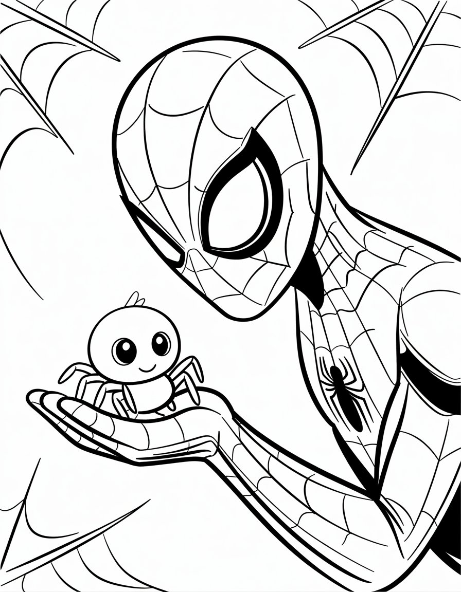 Spider-Man with Spider Friend